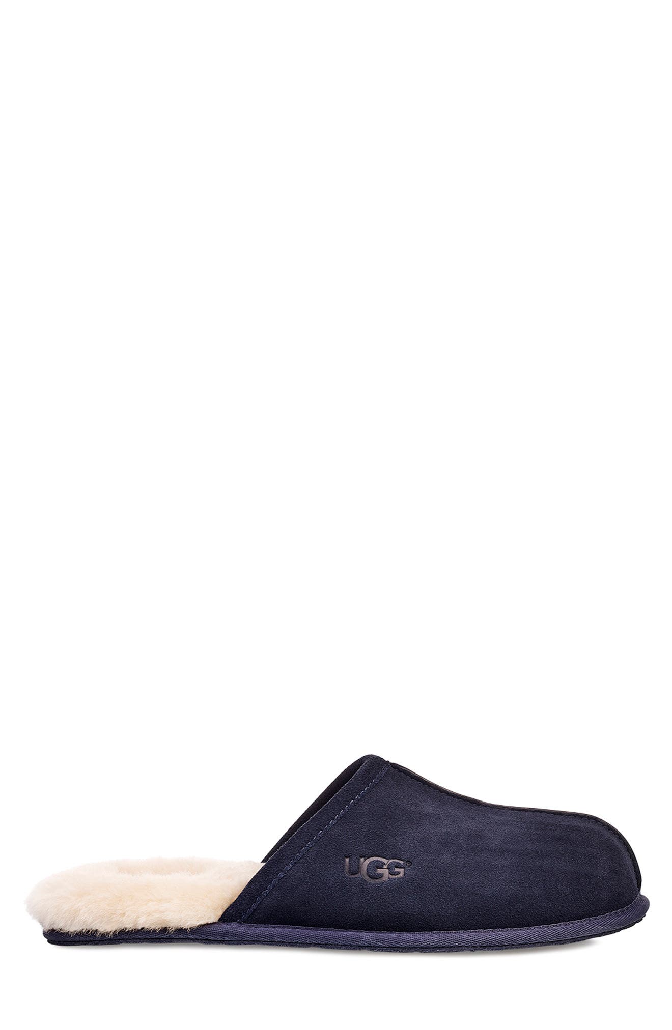 Scuff Slipper, Alternate, color, TRUE NAVY