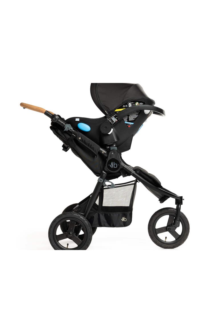 Indie Stroller & Clek Liing Railroad Ziip Travel System Car Seat Set, Alternate, color, BLACK