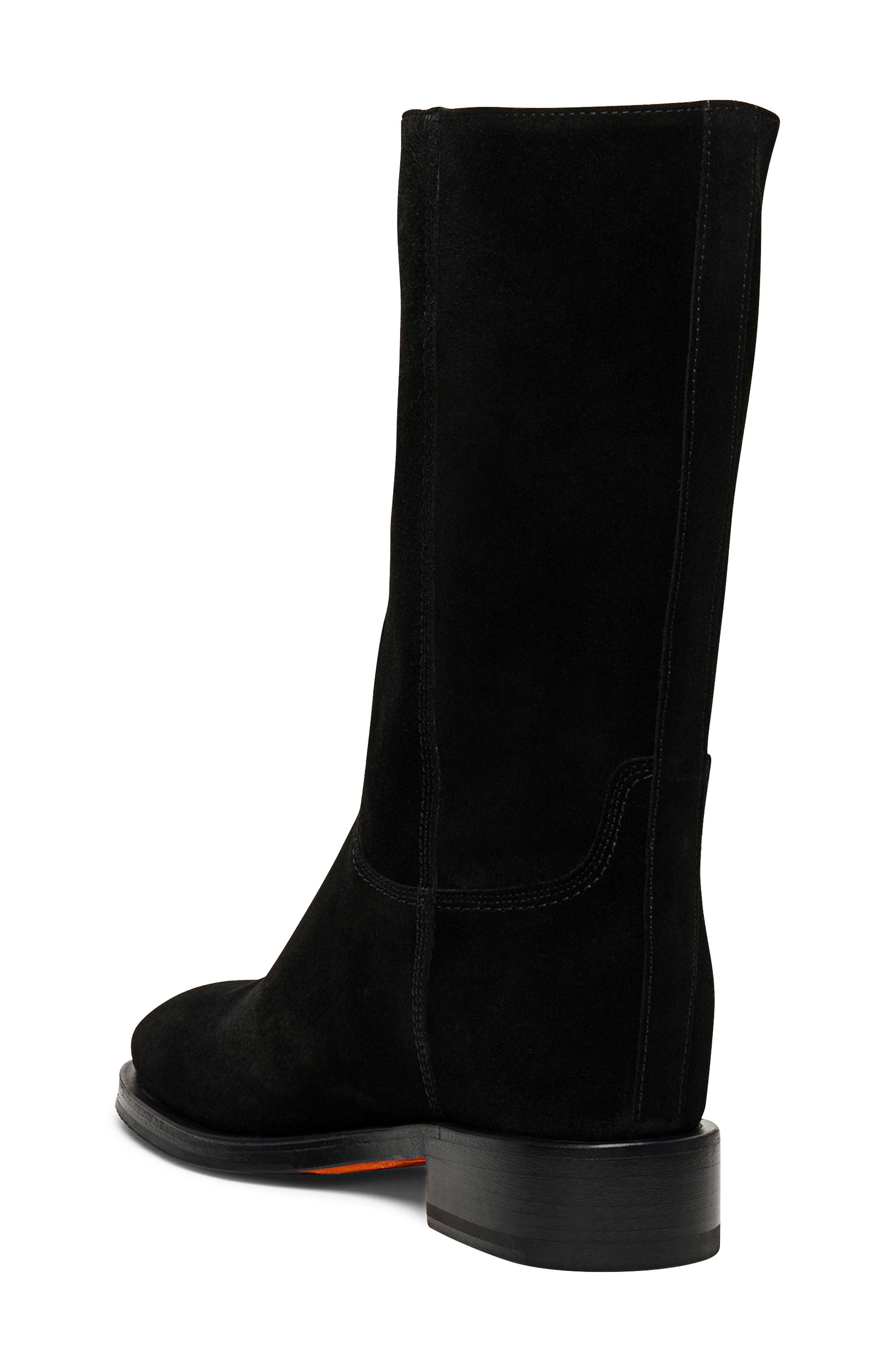 Suede boot, Alternate, color, BLACK-N01