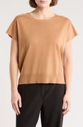 Adrianna Papell Exposed Seam Extended Sleeve Sweater
