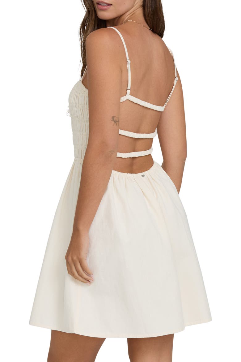 Suns Out Fit & Flare Minidress, Alternate, color, WHITE CAP