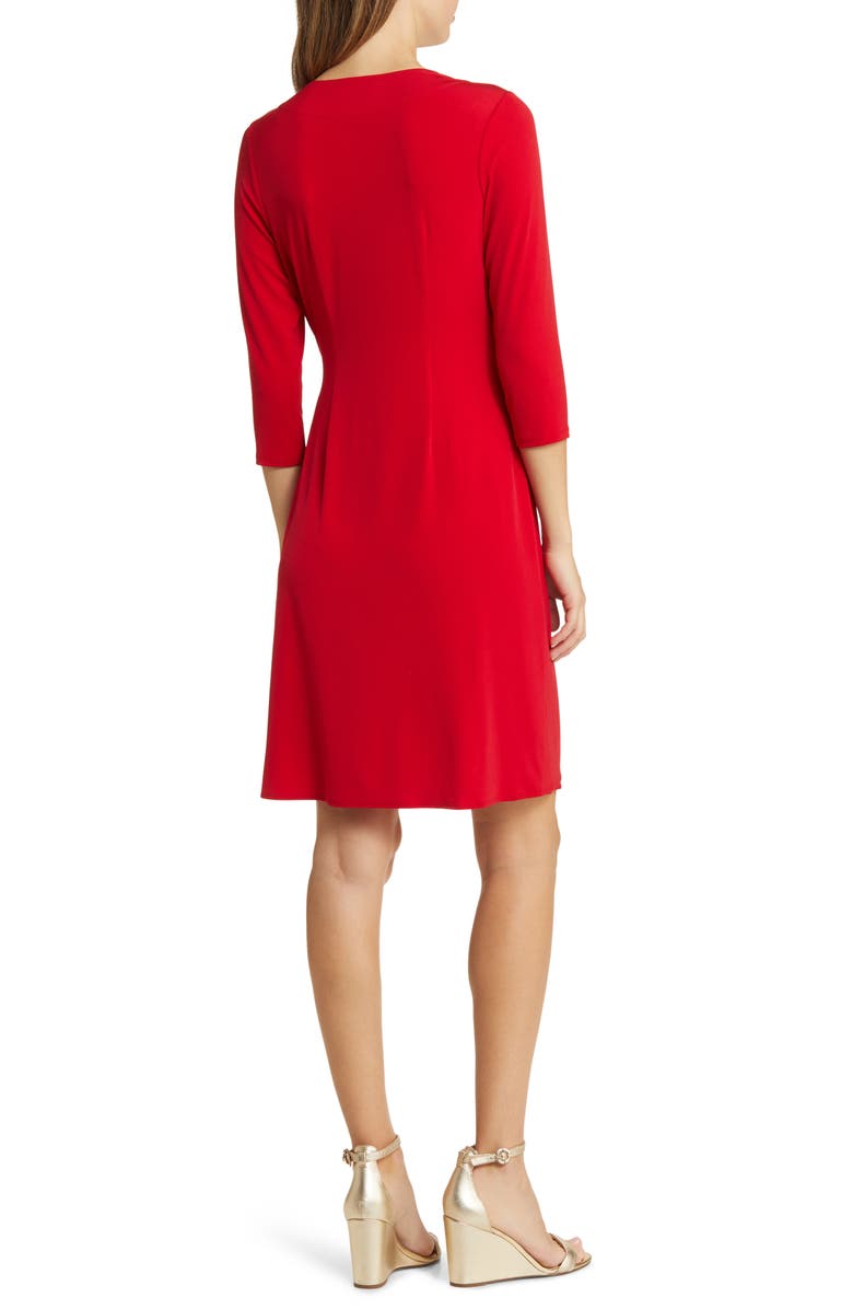 Tommy Bahama Clara Rhinestone Accent Faux Wrap Dress, Alternate, color, 