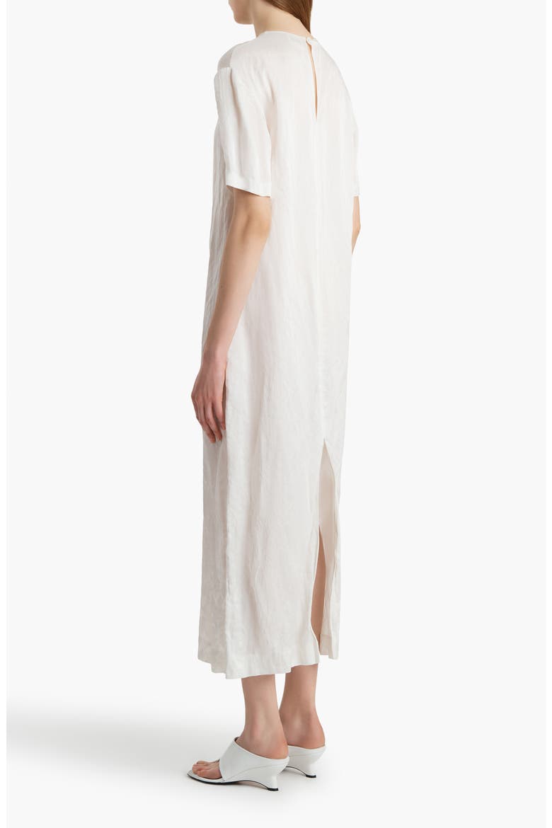 Webber Crinkled Voile Maxi Dress, Alternate, color, CHALK