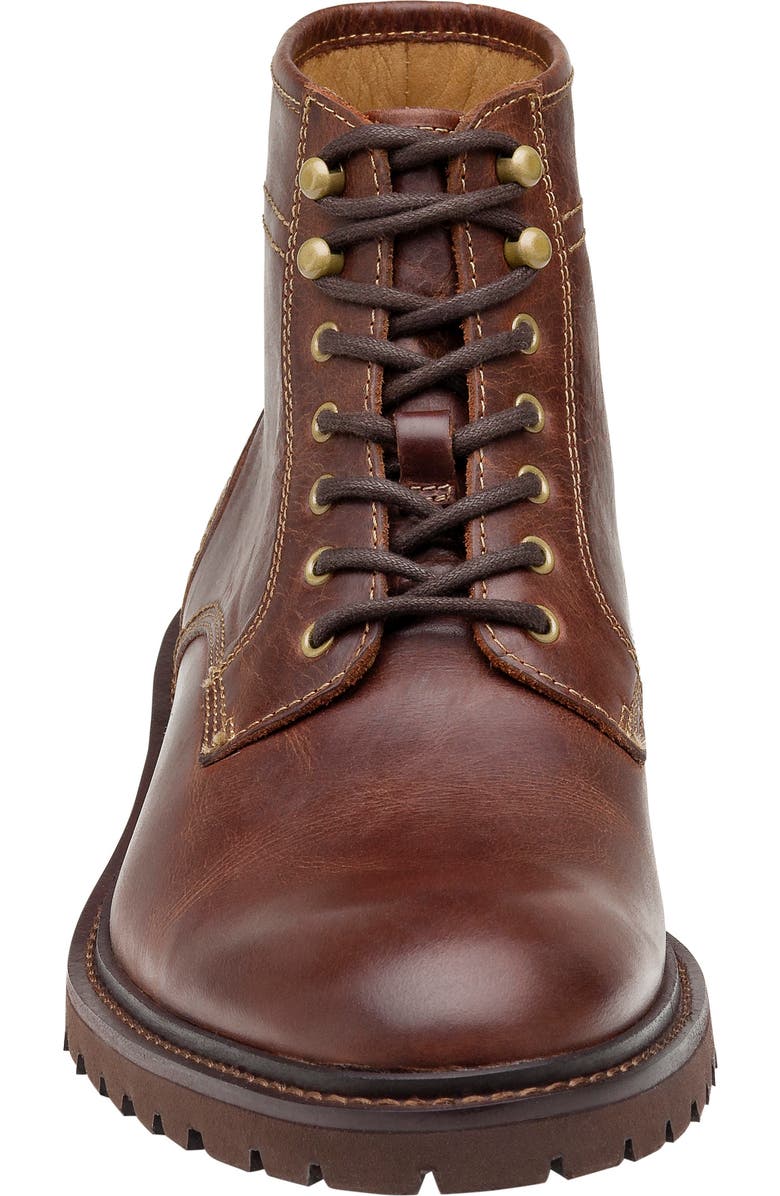 Johnston & Murphy Barrett Water Resistant Boot, Alternate, color, Mahogany
