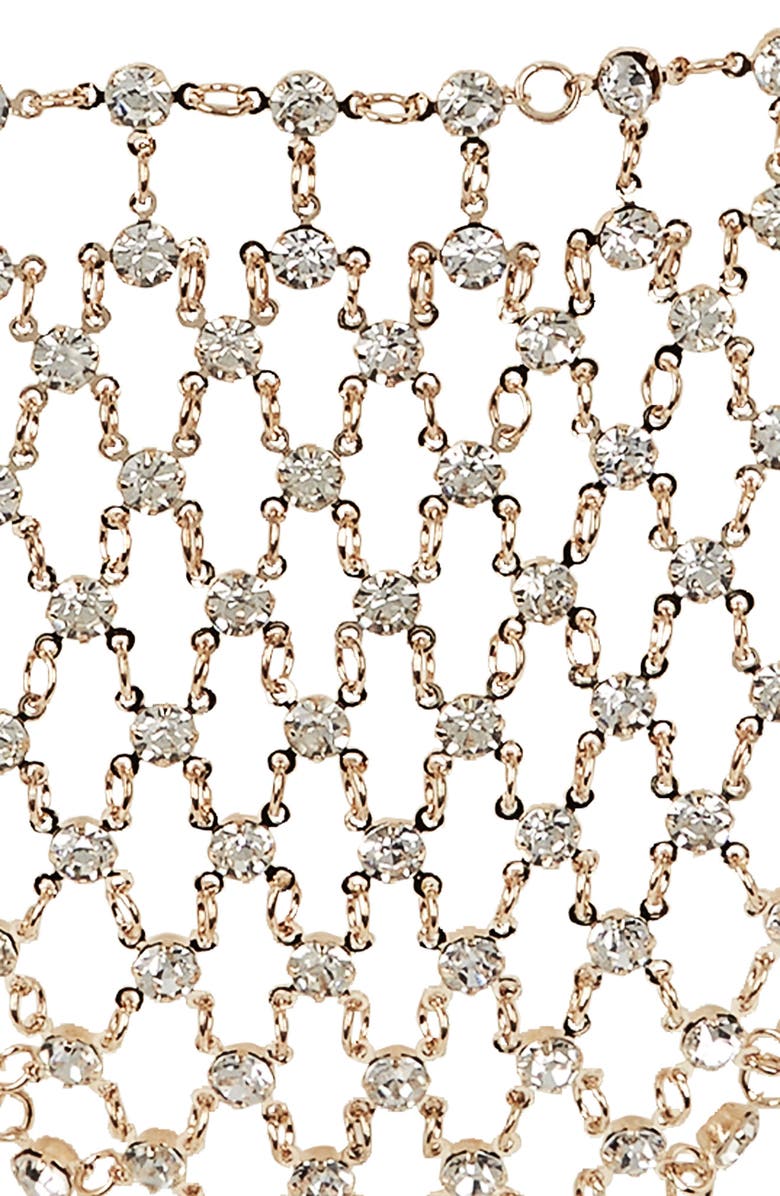 Bluebella Marli Embellished Chain Thong, Alternate, color, 