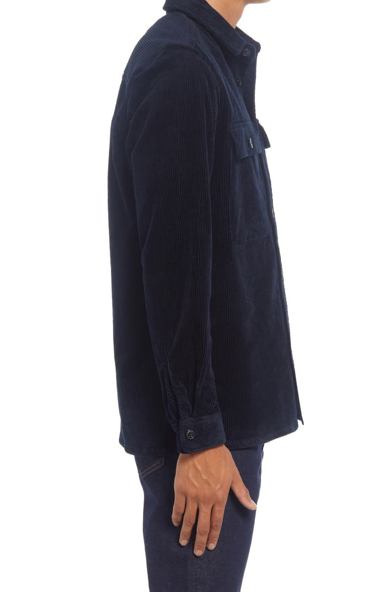 Samsøe Samsøe Men's Waltones Stretch Cotton Corduroy Shirt Jacket, Alternate, color, 