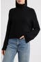 Brooke Crop Cashmere Turtleneck Sweater