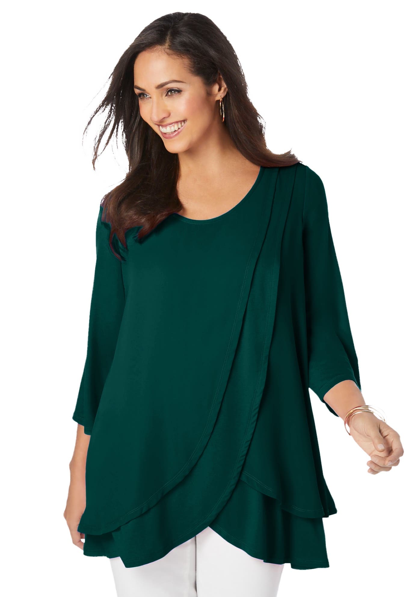 Double-Layer High-Low Tunic - image 3