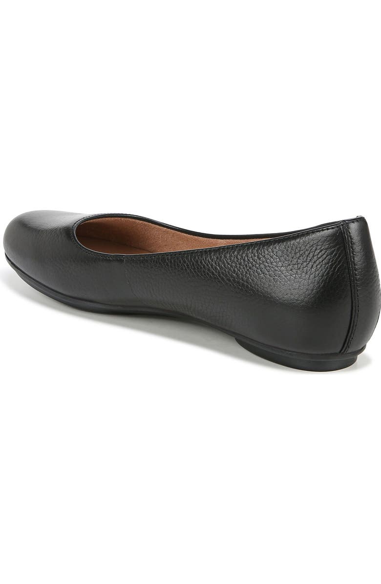 Naturalizer Maxwell Skimmer Flat, Alternate, color, Black Leather
