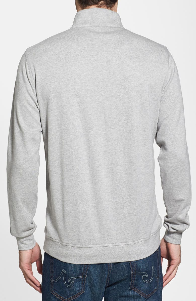 Peter Millar Regular Fit Heathered Quarter Zip Sweater, Alternate, color, 