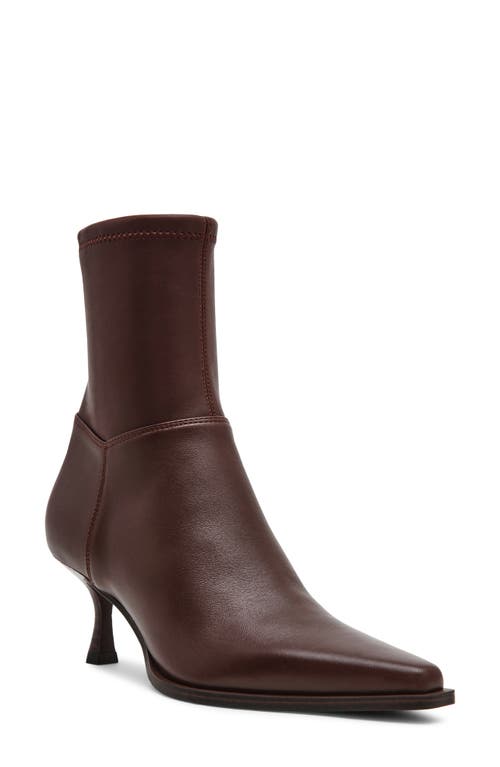 Steve Madden Stasia Pointed Toe Boot In Brown