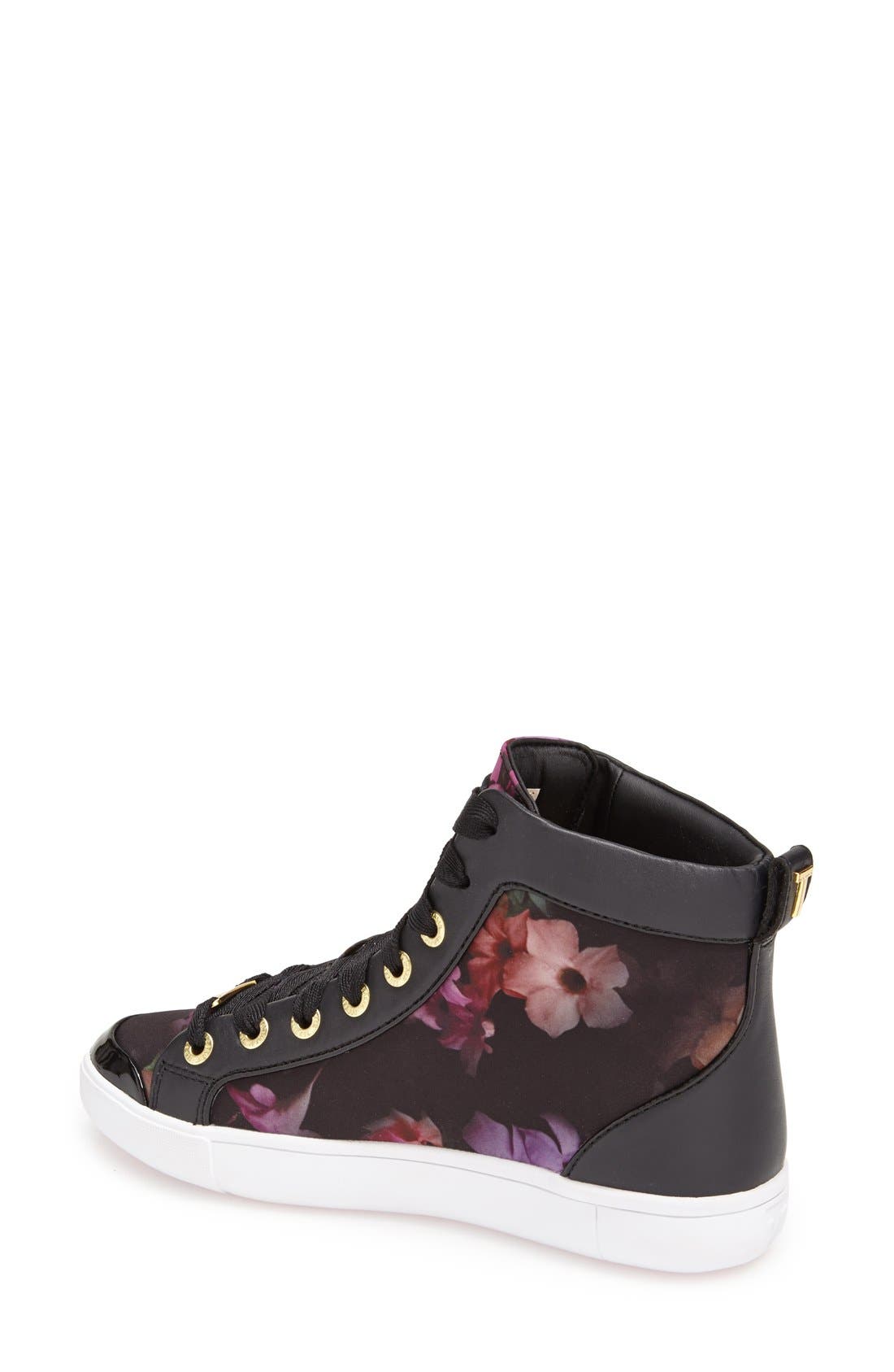 'Magdaelain' High Top Sneaker, Alternate, color, CASCADE FLORA