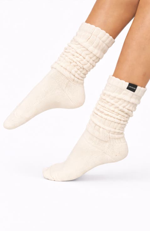 Gender Inclusive Scrunch Crew Socks