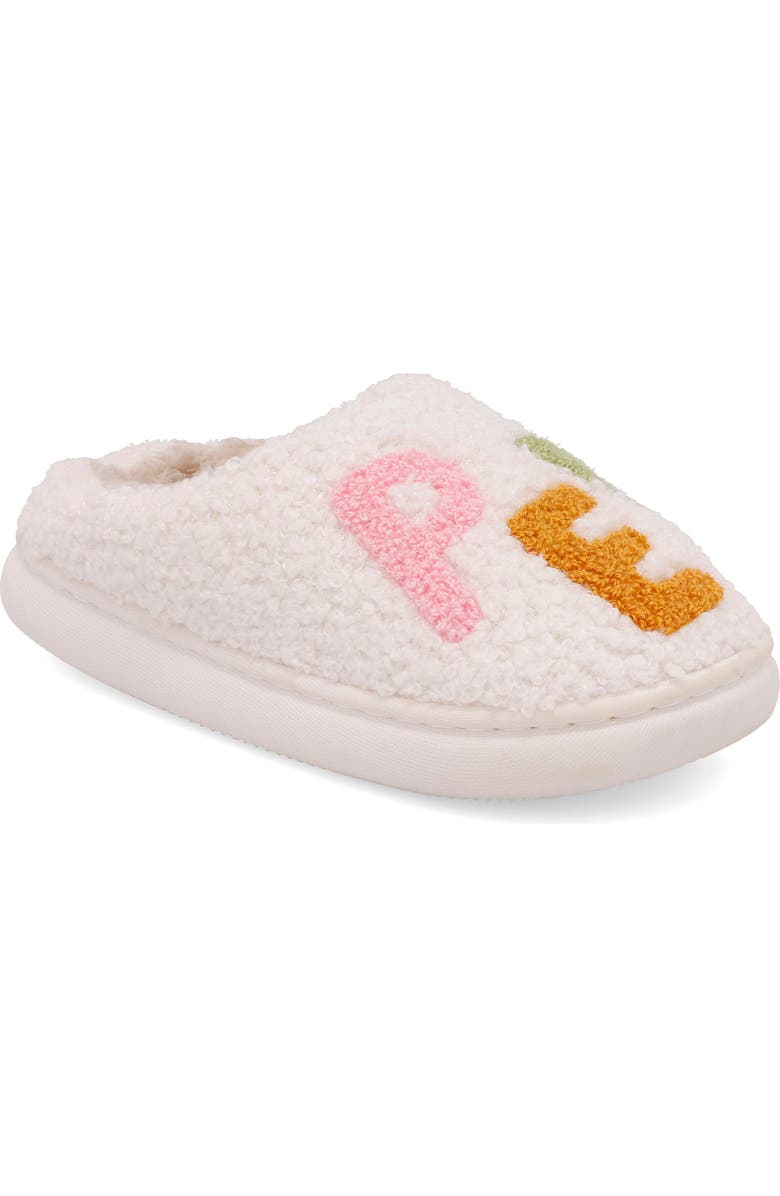 MIA Kids' Little Cozi Slipper, Main, color, Peace