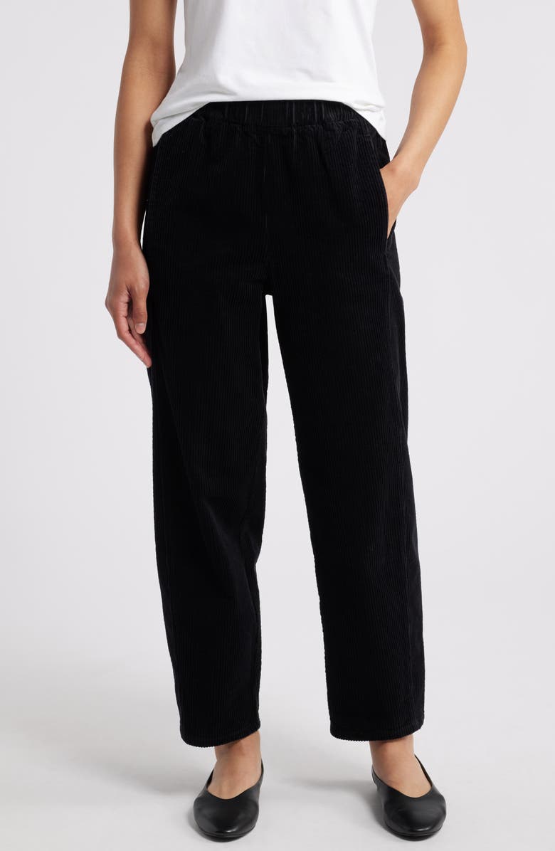 Eileen Fisher Ankle Length Corduroy Lantern Pants, Main, color,
