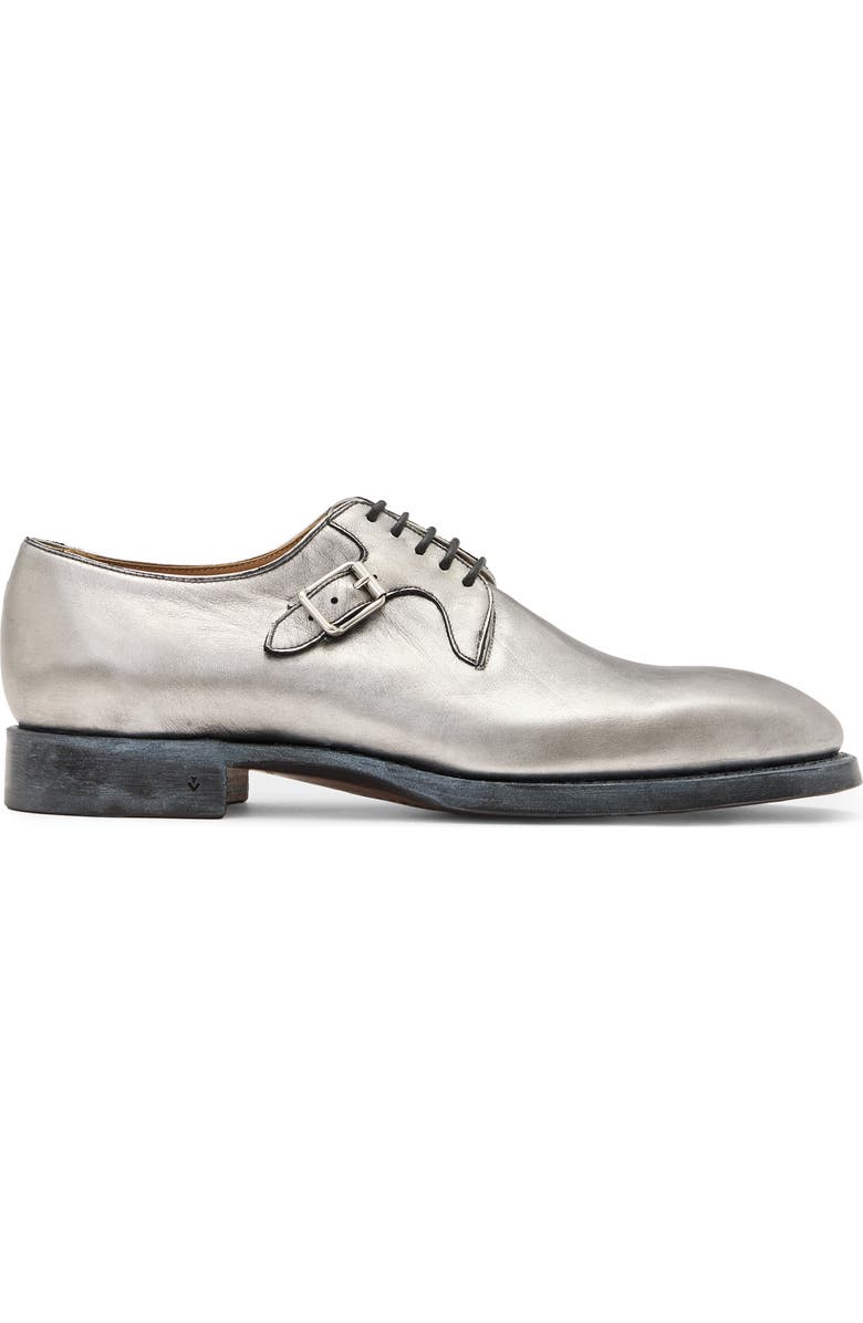 John Varvatos Regent Deco Derby, Alternate, color, Silver Heather