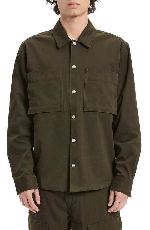 Stretch Twill Overshirt