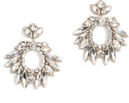 Deepa Gurnani Zienna Crystal Drop Earrings