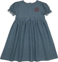 Pouf Denim Dress