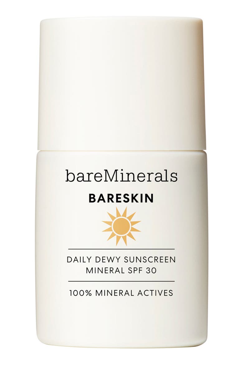 BARESKIN Daily Dewy Sunscreen Mineral SPF 30, Main, color, SHEER MEDIUM