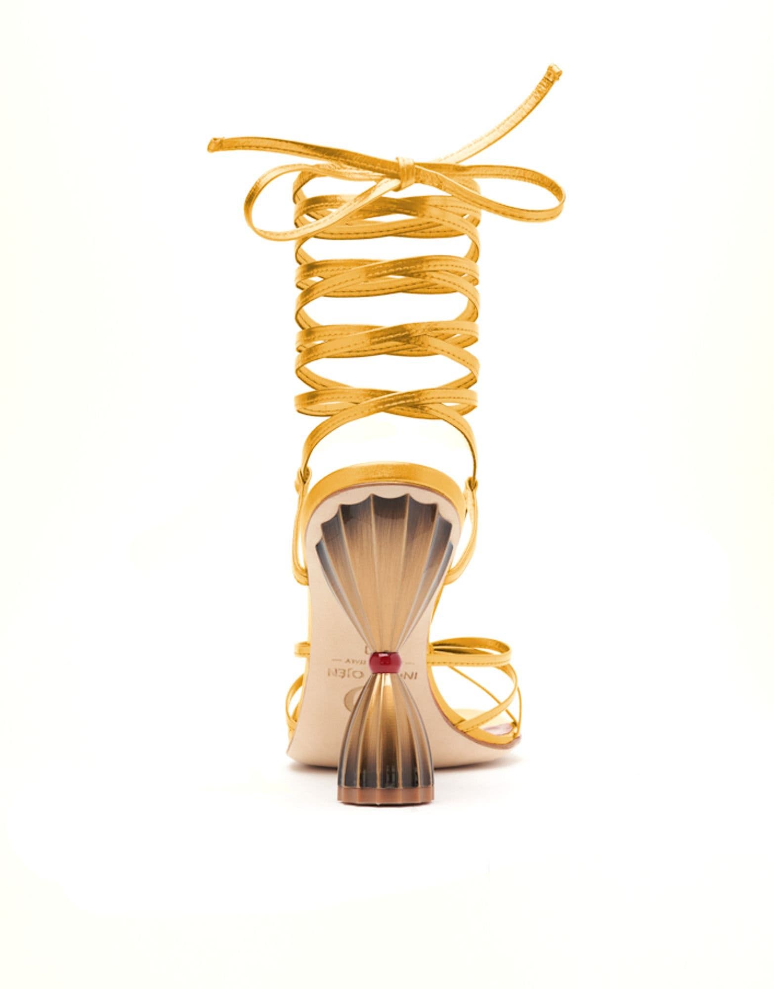 Saba Sandal, Alternate, color, Gold