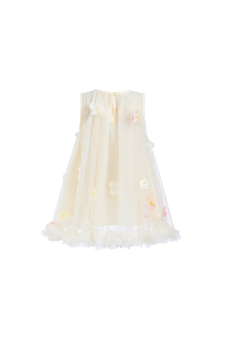Mimi Tutu Tulle Layered Floral Dress, Alternate, color, Ivory