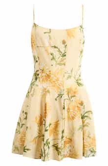 Reformation Annelise Floral Minidress