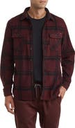 Union Cascade Buffalo Plaid Microfleece Button-Up Shirt