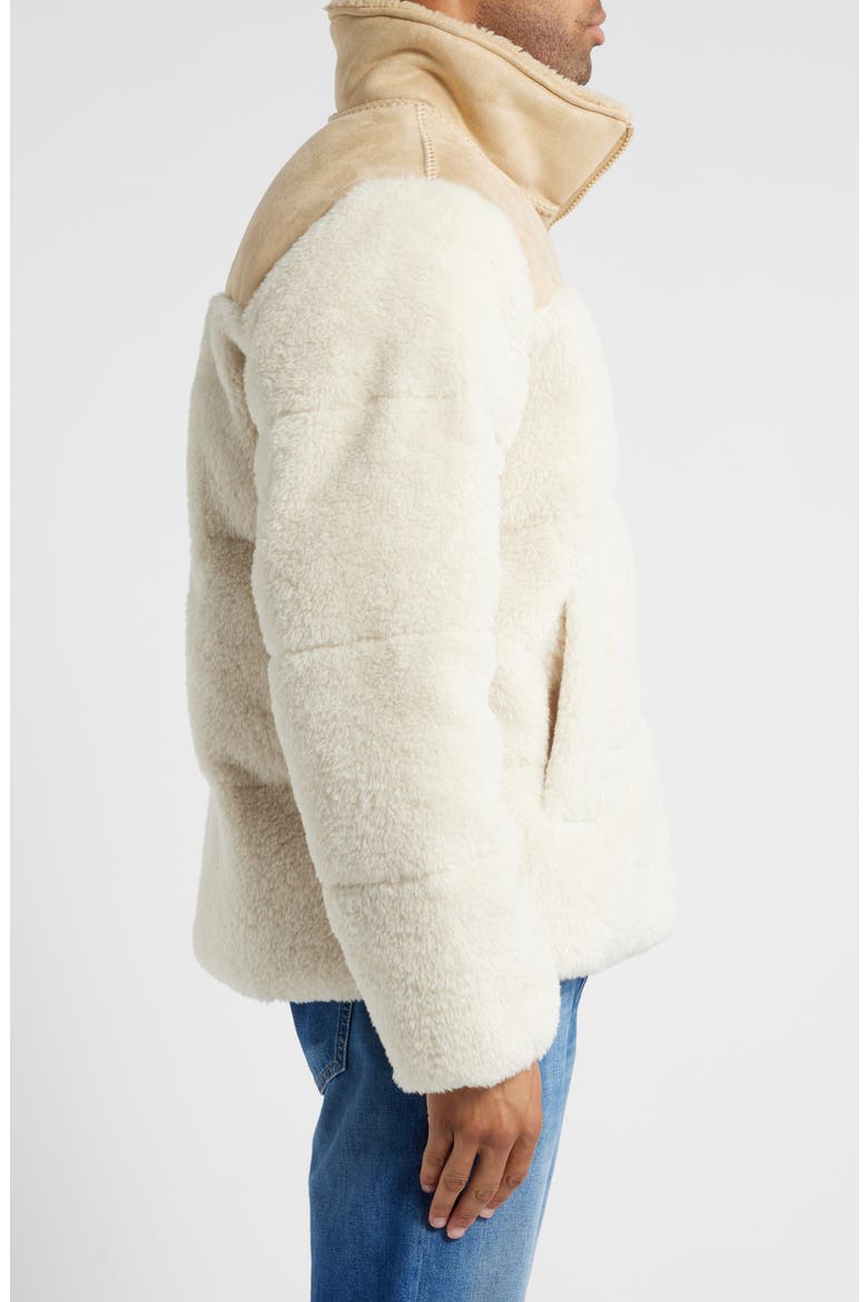 Emette UGGfluff Puffer Jacket, Alternate, color, NATURAL / SAND