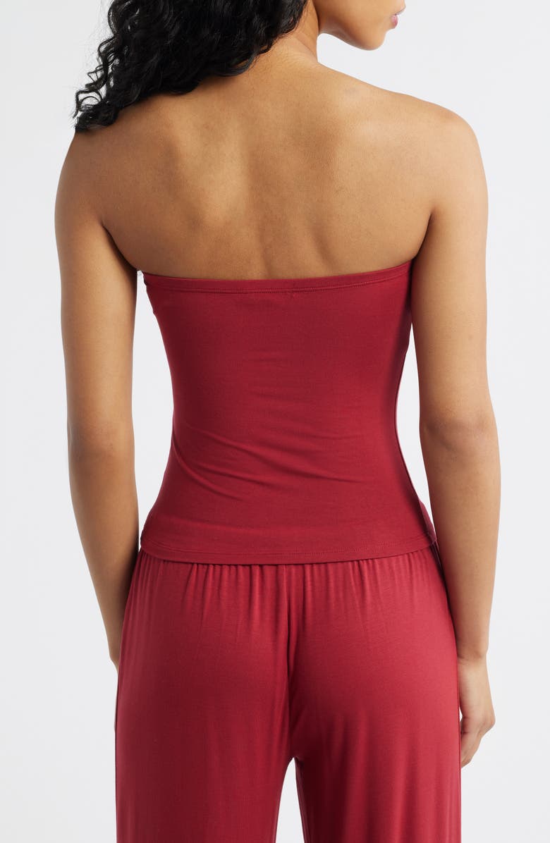 HAPPY CAMP3R Scarlett Quinn Strapless Top, Alternate, color, Deep Red