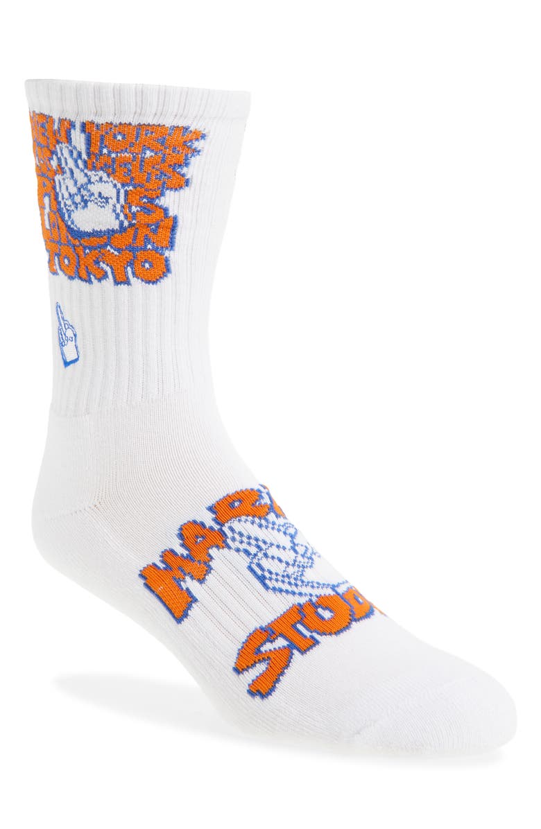 MARKET All City Cotton Blend Crew Socks, Main, color, White