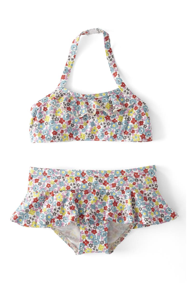 'Pretty' Two-Piece Swimsuit, Main, color, MULTI FLOWERBED