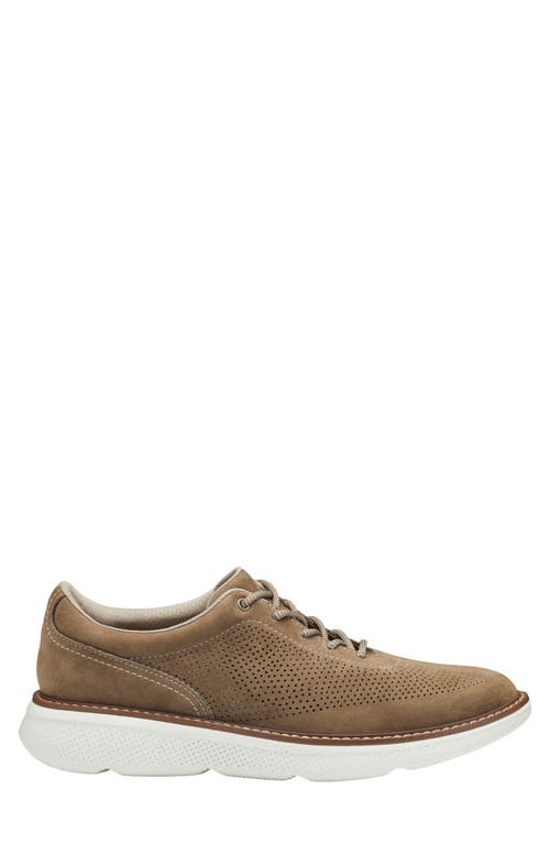 Johnston & Murphy Hayden Oxford In Taupe Nubuck