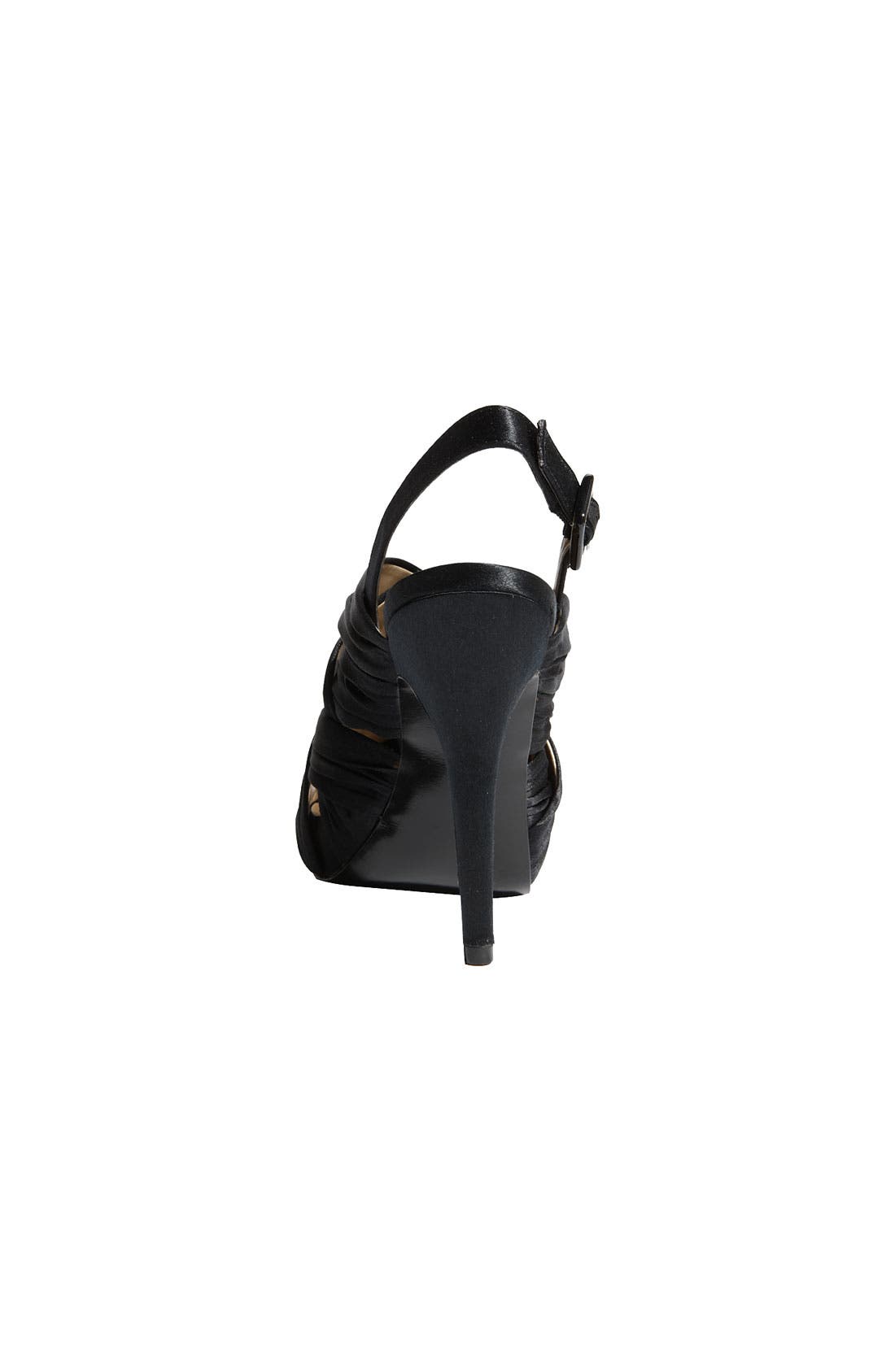 'Kenna' Sandal, Alternate, color, BLACK