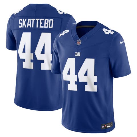 Men's Nike Cam Skattebo Royal New York Giants Team Vapor F.U.S.E. Stitched Limited Jersey