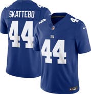 Nike Men's Nike Cam Skattebo Royal New York Giants Team Vapor F.U.S.E. Stitched Limited Jersey