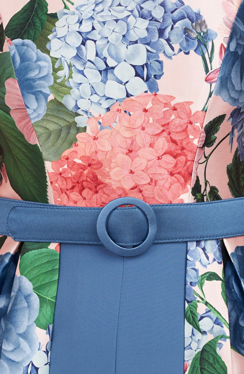 Kay Unger Gail Floral Walk-Through Gown, Alternate, color, 