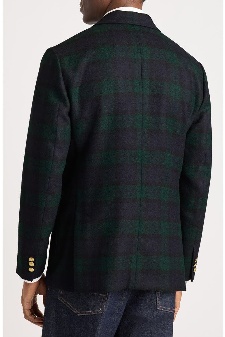 Alma Mater Wool Blazer, Alternate, color, BLACKWATCH PLAID