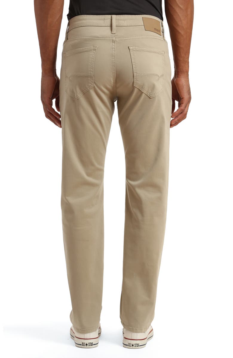Mavi Jeans Marcus Stretch Cotton Twill Slim Straight Leg Pants, Alternate, color, British Khaki Twill