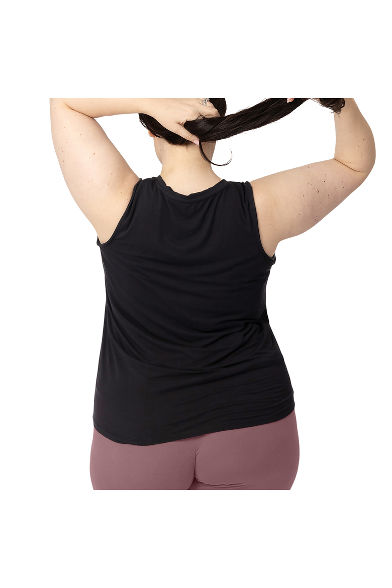 Nursing/Maternity Tank, Alternate, color, BLACK