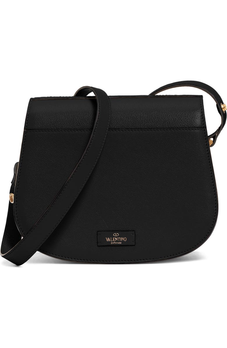 Valentino Garavani Maison Gryphon Leather Saddle Bag, Alternate, color,