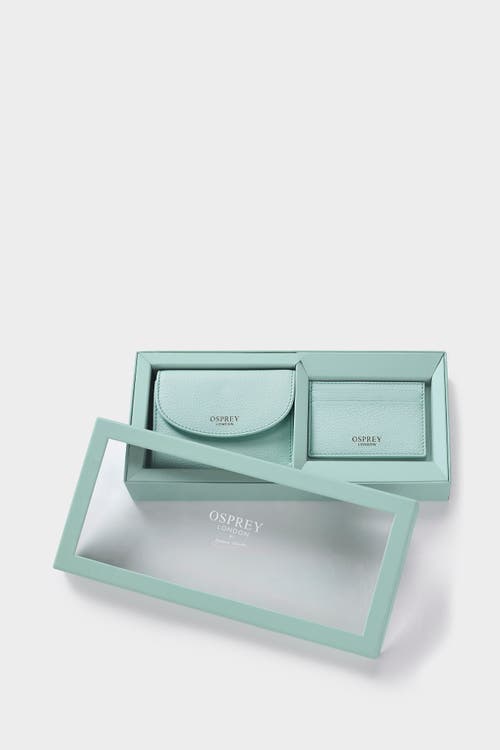 Osprey London The Tilly Leather Purse Gift Set In White