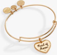 Alex and Ani Maid of Honor Heart Bangle