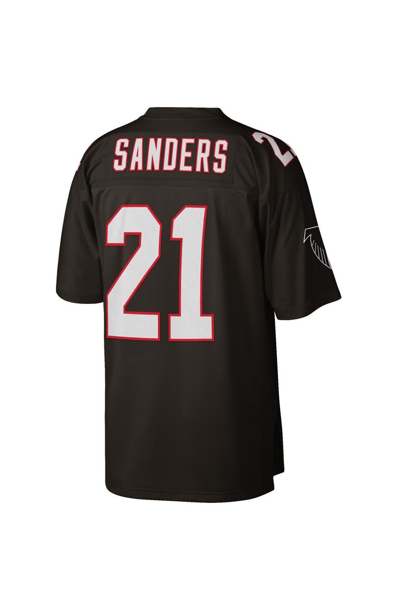 Mitchell & Ness Men's Mitchell & Ness Deion Sanders Black Atlanta Falcons Legacy Replica Jersey, Alternate, color, Black