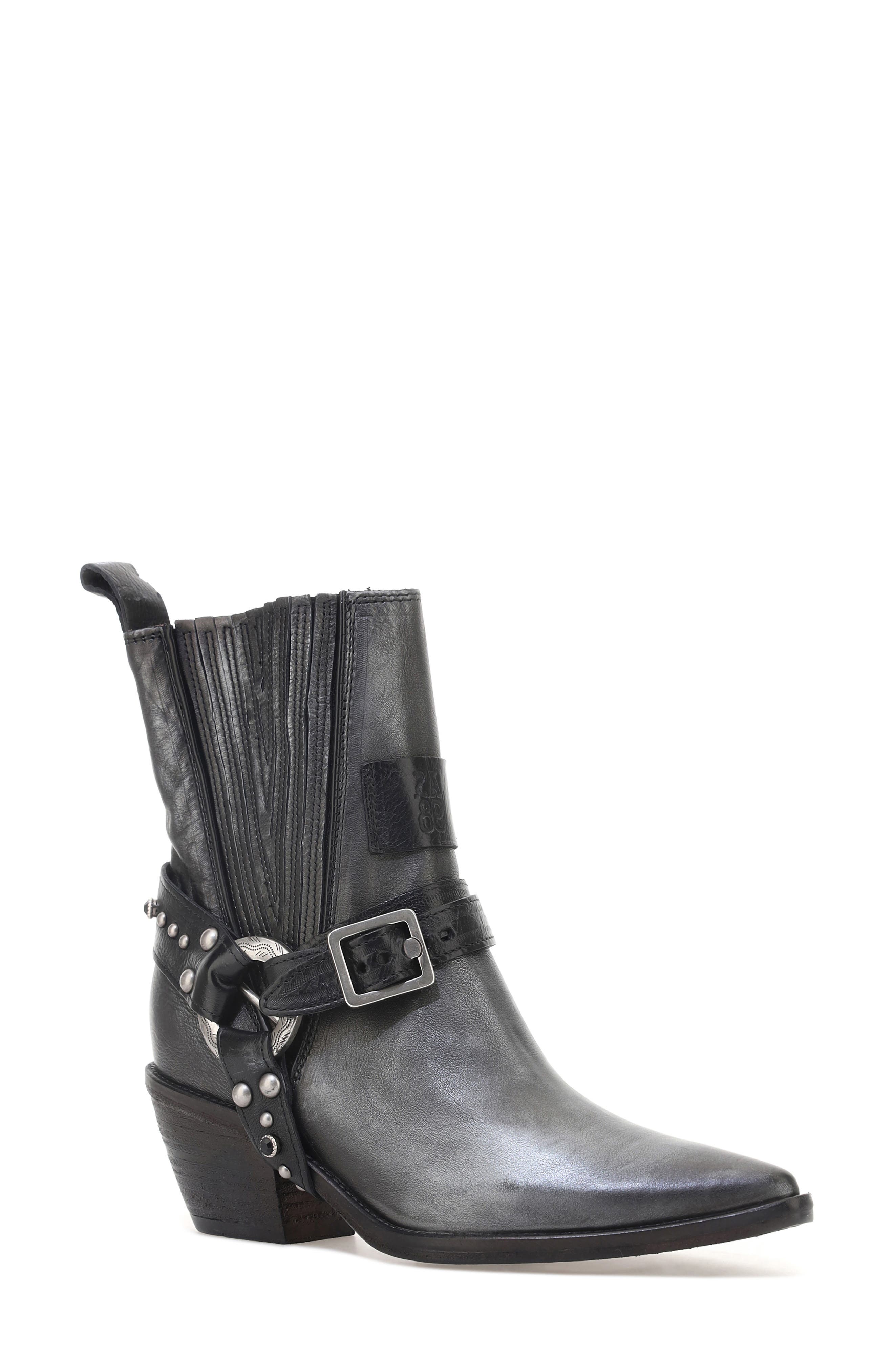 A.S.98 Colby Moto Boot, Main, color, Pewter