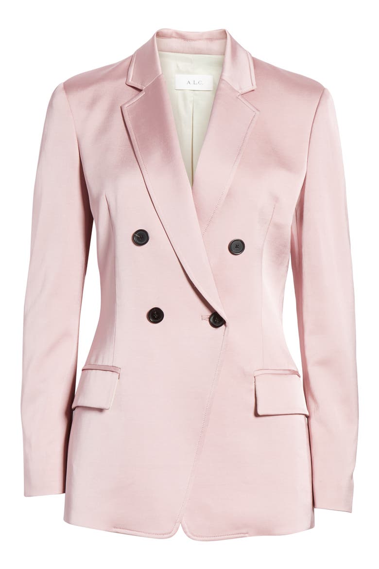 Sedgewick Double Breasted Suiting Jacket, Alternate, color, DUSTY ROSE