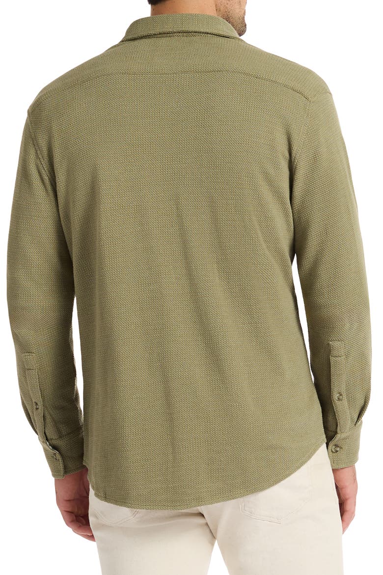 Wayne Long Sleeve Knit Shirt, Alternate, color, OLIVE