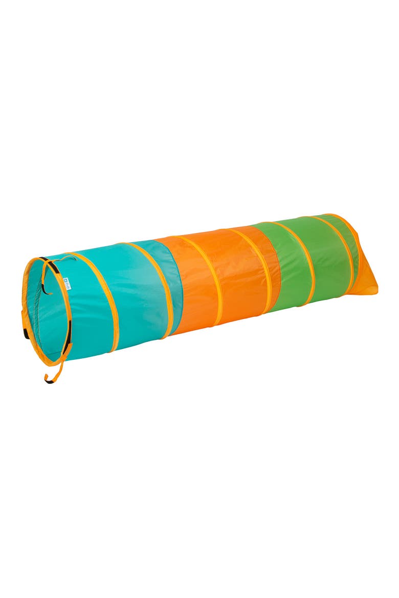 Kids' Find Me Collapsible Play Tunnel, Main, color, ORANGE MULTI