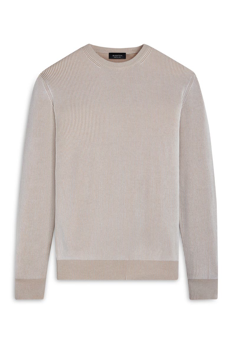 Cotton Rib Sweater, Alternate, color, CHALK