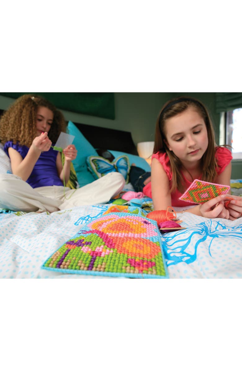 4M Easy To Do Cross Stitch, DIY Sewing Craft Kit, Kids 8+, Alternate, color, Multicolored